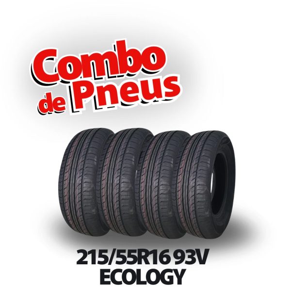 COMBO 4 PNEUS 215/55R16 93V  ECOLOGY