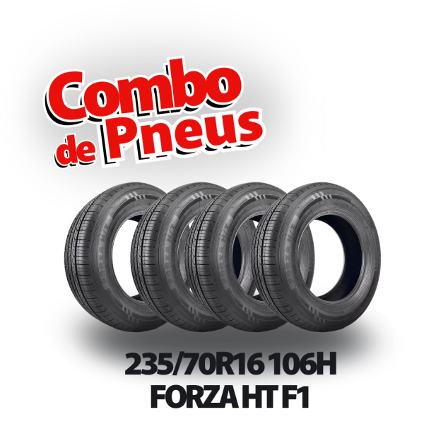 COMBO DE PNEUS 235/70R16 106H  FORZA HT F1